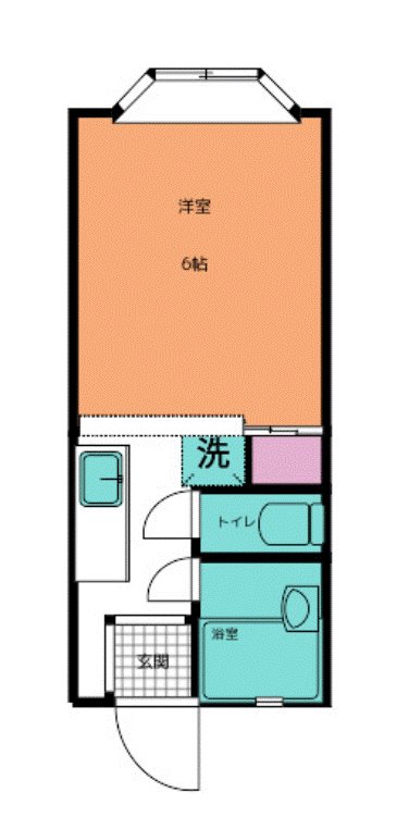 鳰川コーポ 間取り