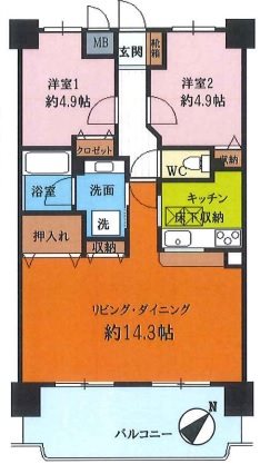 ヴァンクール舞浜 間取り