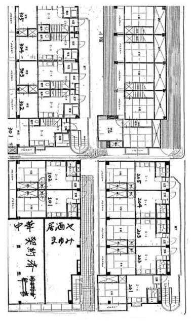 市川市南行徳４丁目店舗付住宅 間取図・土地図