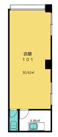 貸店舗『ド・ウール53　101号室』